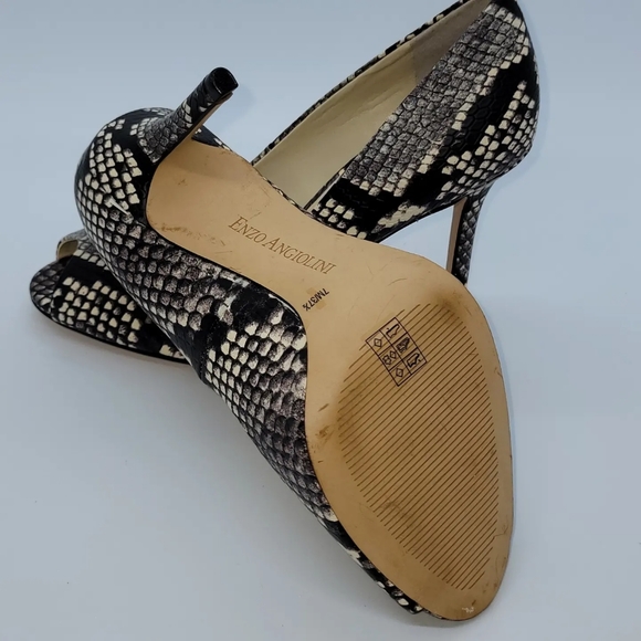 Enzo Angiolini Peep Toe Stilettos - Picture 5 of 6